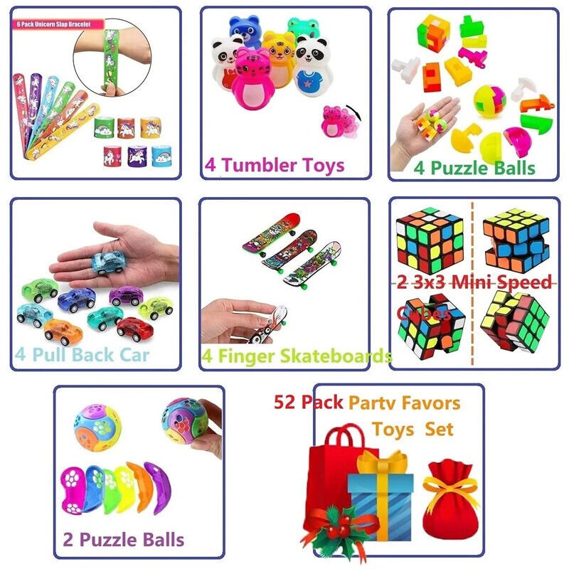52 PCS Assortment sensory fidget toys - Tiny Explorers Club