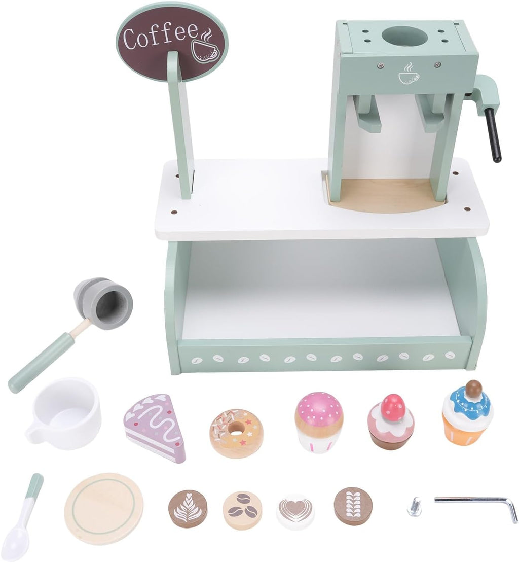 Montessori Wooden Coffee Shop Set | Pretend Play Café Toy