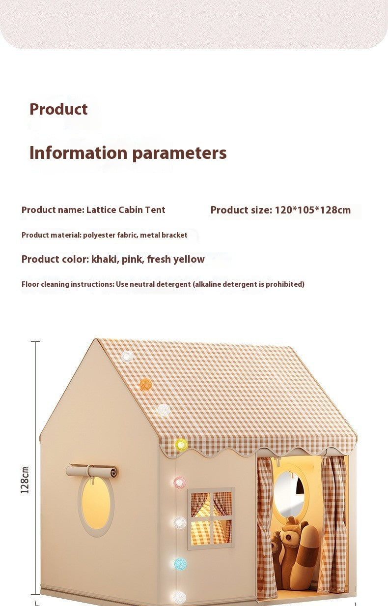 Kids Indoor Play Tent | Castle Playhouse for Little Learners