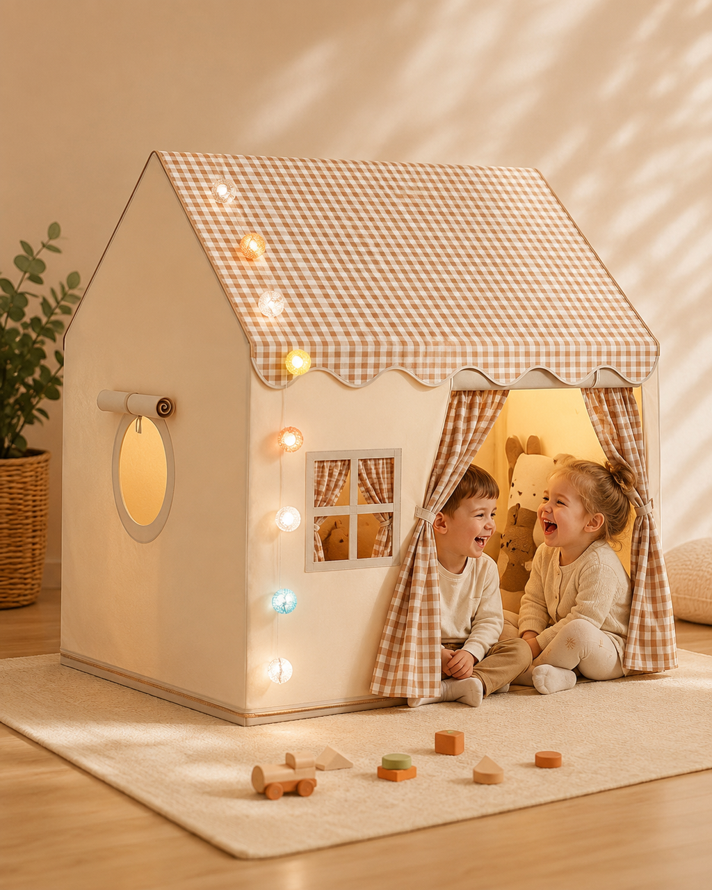 Kids Indoor Play Tent | Castle Playhouse for Little Learners