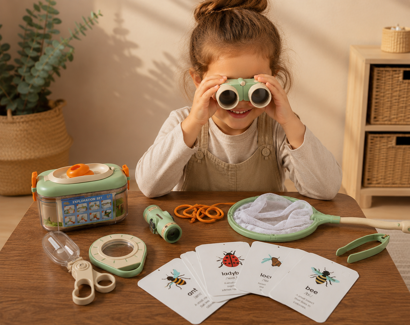 Montessori Outdoor Explorer Kit | Nature Exploration & Bug Catching Set