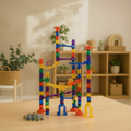 110-Piece Marble Run Building Set | STEM Construction Toy