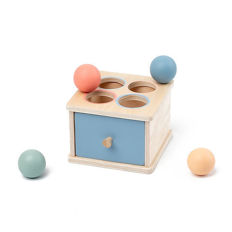 Wooden Colour & Shape Sorting Box | Montessori Learning Toy for Toddlers
