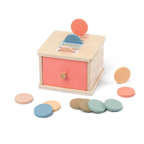 Wooden Colour & Shape Sorting Box | Montessori Learning Toy for Toddlers