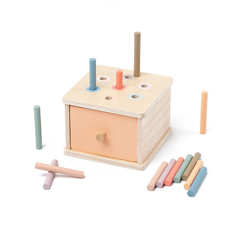 Wooden Colour & Shape Sorting Box | Montessori Learning Toy for Toddlers