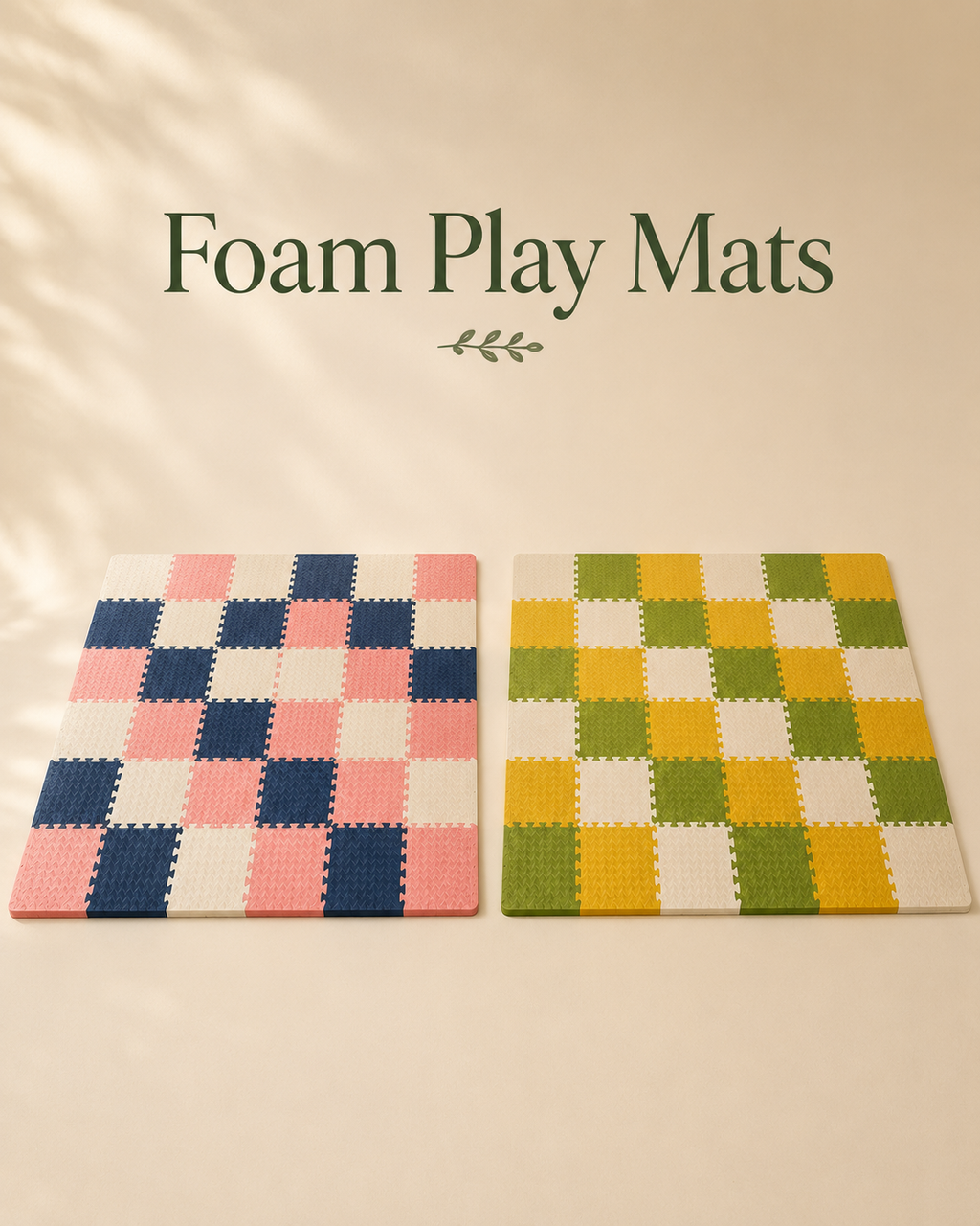 Interlocking Foam Play Mat | Soft Floor Puzzle Mats for Babies & Kids