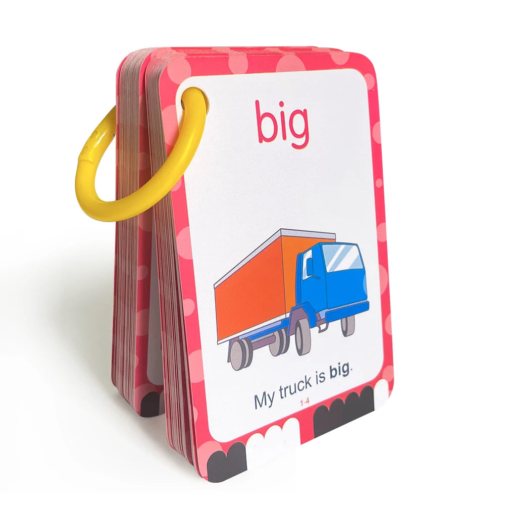 220 Sight Word Flash Cards for Kids | Reading & Phonics Learning Cards with Pictures