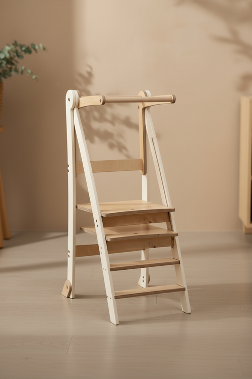 Adjustable toddler tower - Kids Step Stool - Tiny Explorers Club