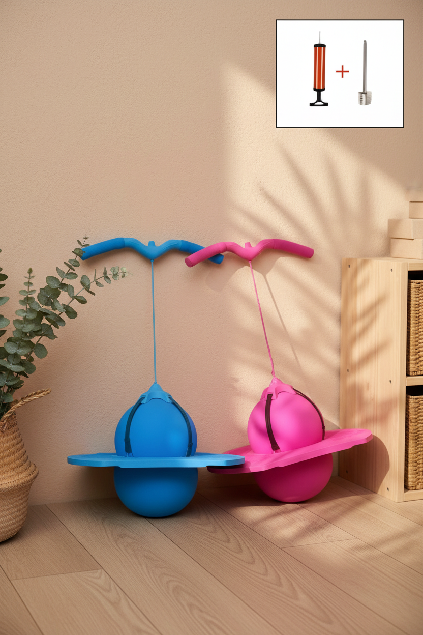 Kids Pogo Jumper Frog | Foam Bouncing Toy for Balance & Active Play