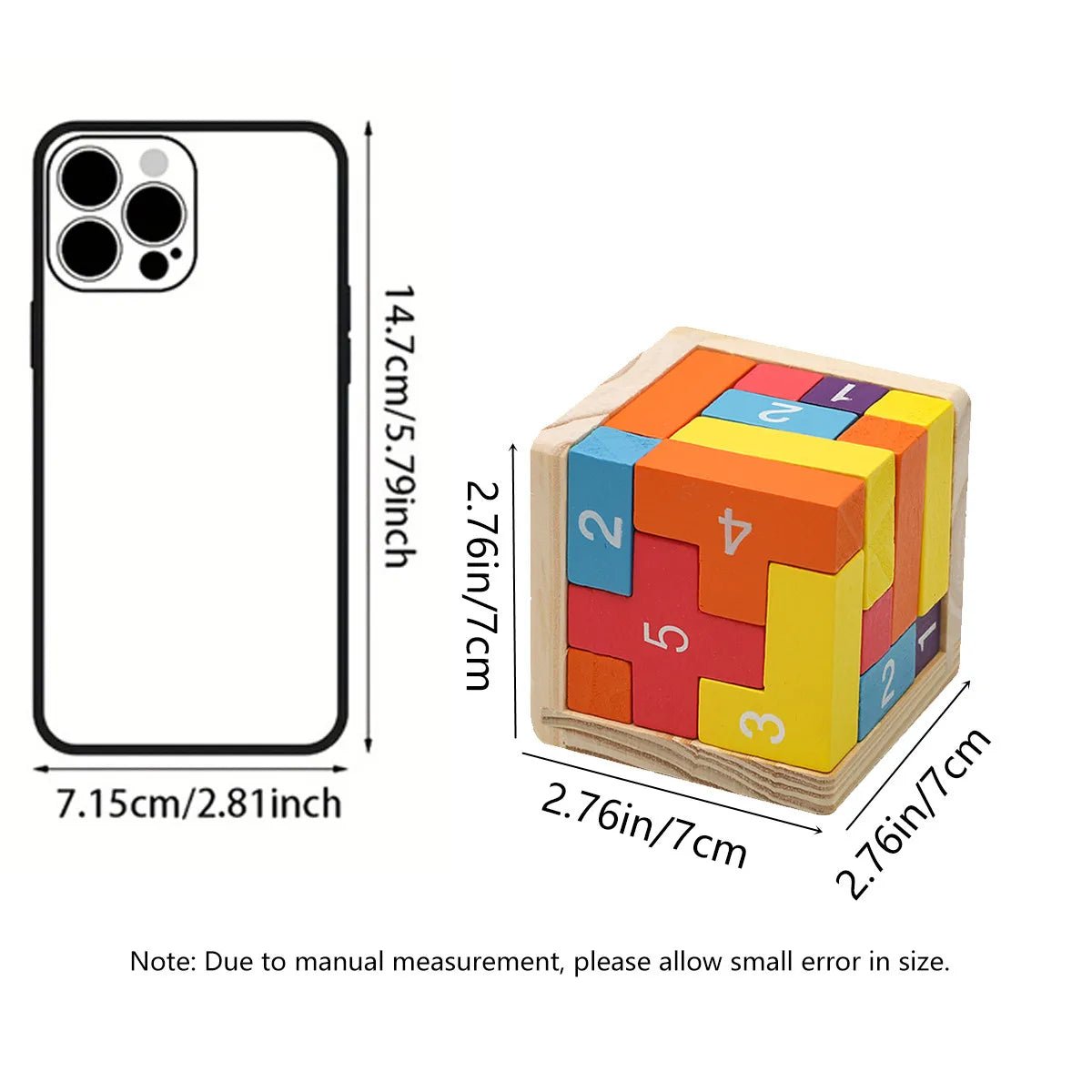 Colorful Wooden Blocks Puzzles - Tiny Explorers Club