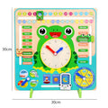Montessori Wooden Toys Baby Weather Season Calendar Clock - Teaching Aid for Children - Tiny Explorers Club