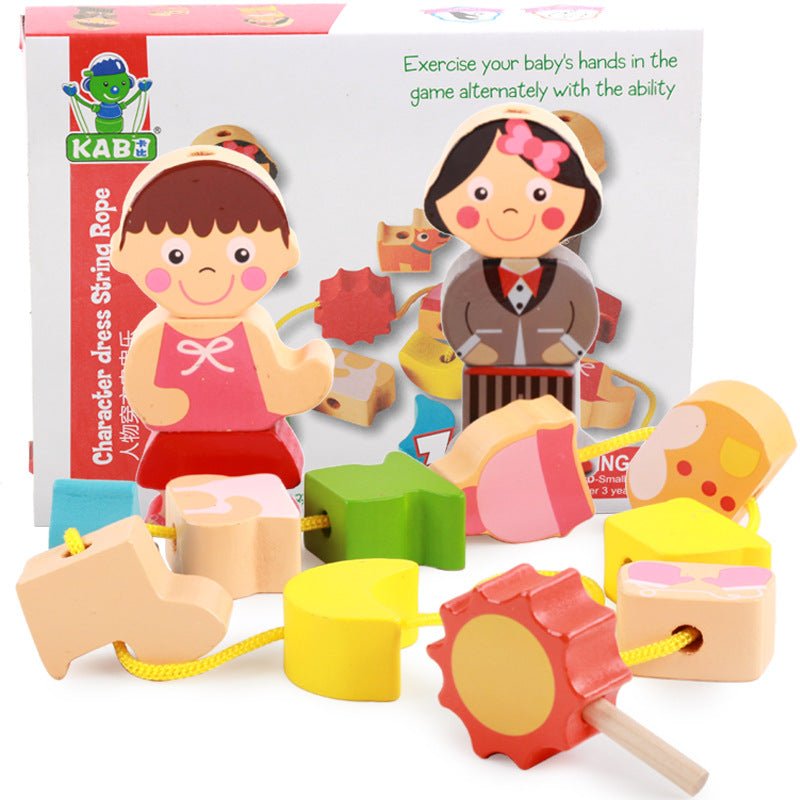 Transport Treading Toy - Wooden Educational Montessori Learning - Tiny Explorers Club