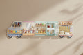 Wooden Busy Board, 5 In 1 Activity Wall Panels For Kids 3Years, For Daycare, Playroom, Home - Tiny Explorers Club
