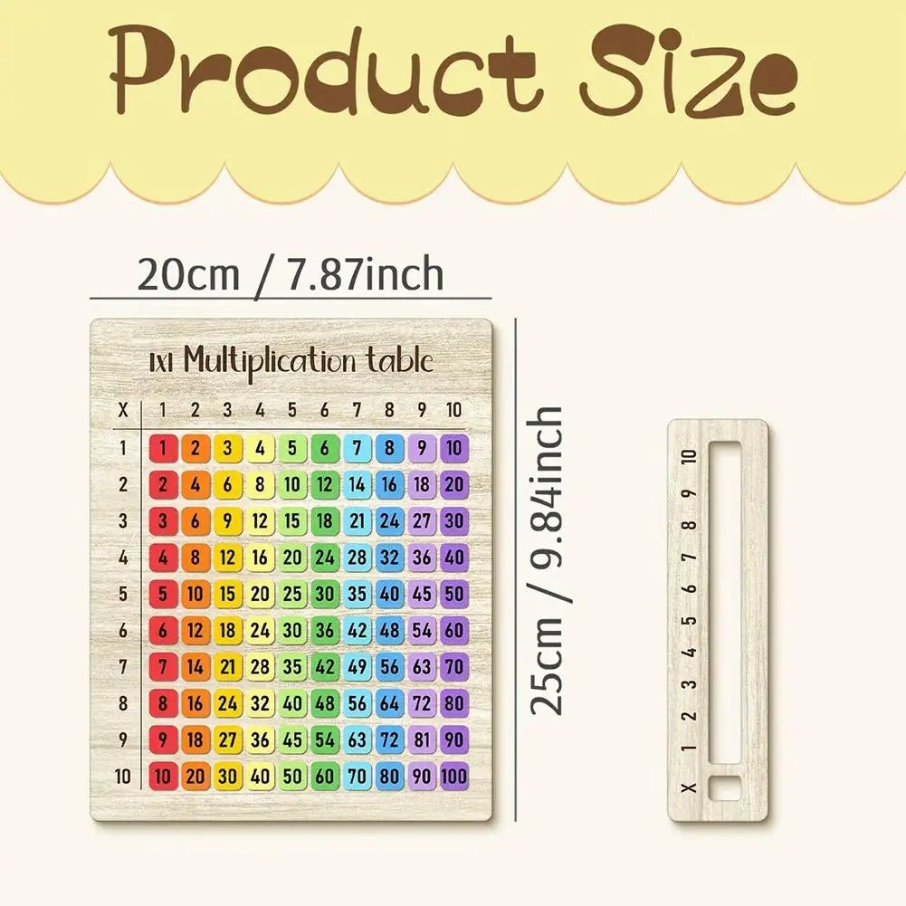 Wooden Multiplication Board - Tiny Explorers Club