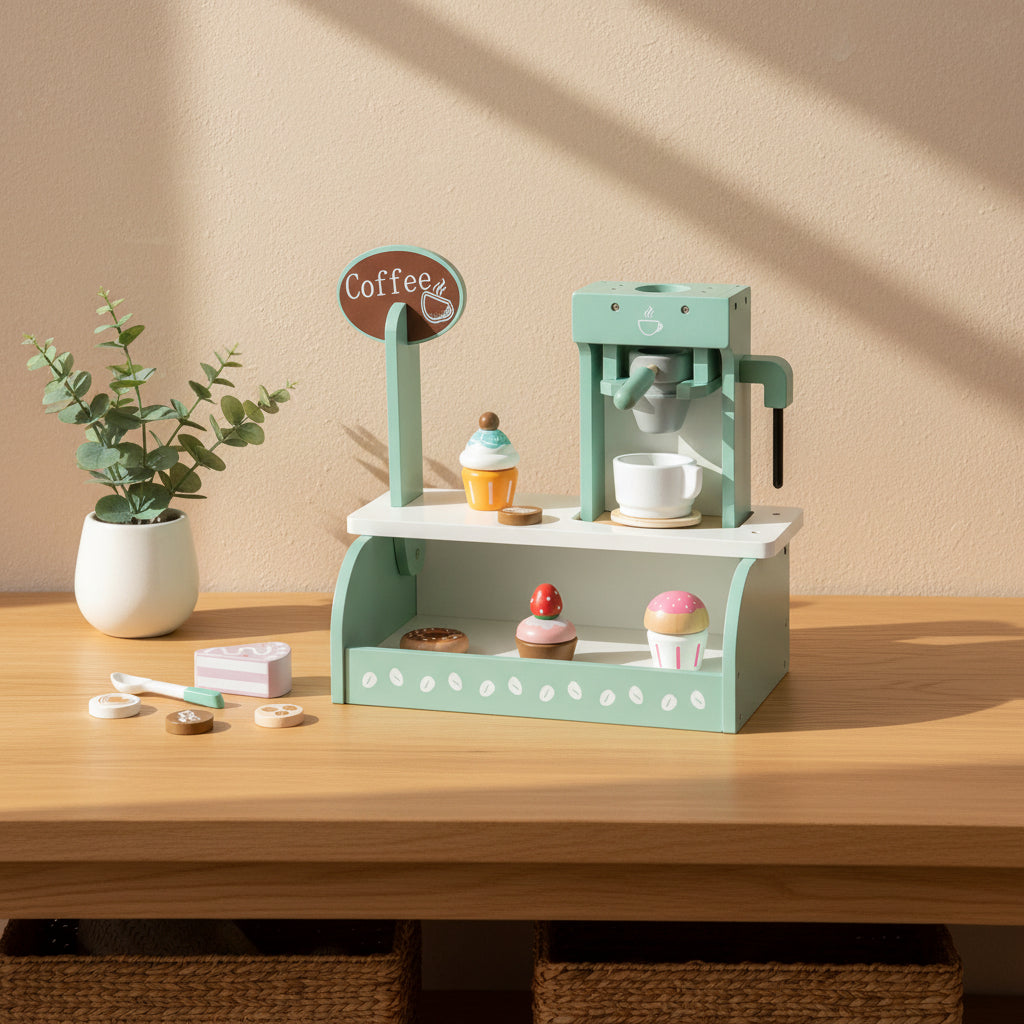 Wooden Play-house Kitchen Toy Set - Tiny Explorers Club