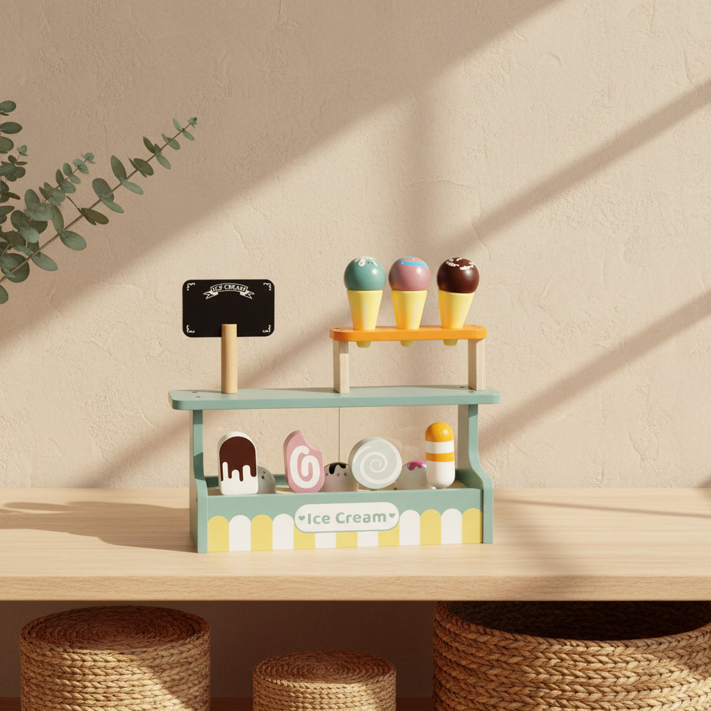 Wooden Play-house Kitchen Toy Set - Tiny Explorers Club